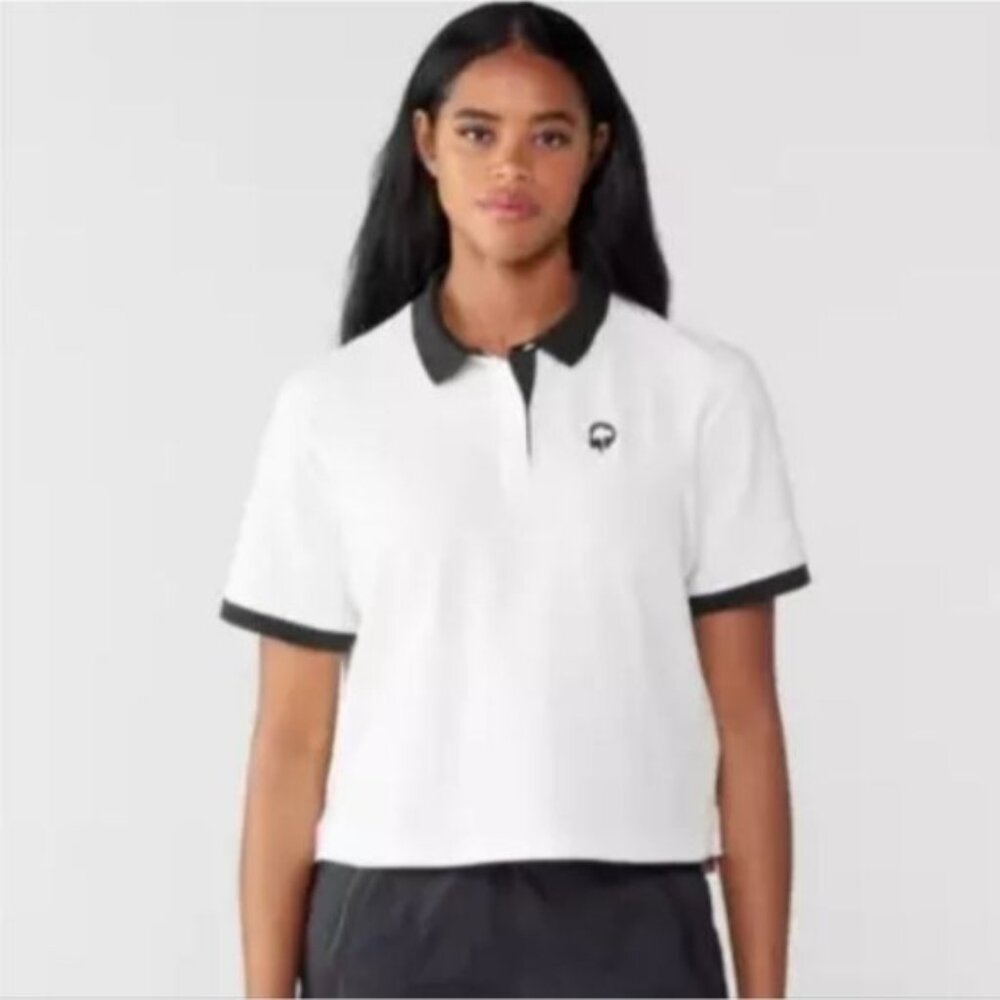 Outdoor Afro × REI Co Op White with Black Trim Polo Shirt 2X